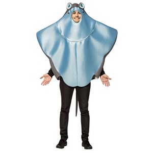 Imposta Costumes Adult Stingray Costume Bodysuit Blue One Size - 1 of 1
