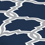 sapphire blue garden trellis