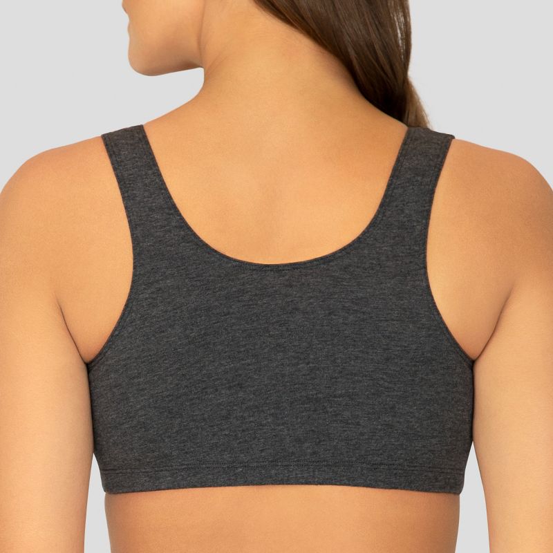 Fruit of the Loom Women's Tank Style Cotton Sports Bra 6-Pack, 5 of 9
