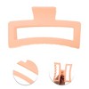 Unique Bargains Fashion Rectangle Frosted Hair Clips 1 Pc - 3 of 4