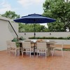 9ft 3-Tier Patio Umbrella with Hand Crank, Ventilated Outdoor Market Umbrella, 8 Ribs, UV-Blocking Canopy - 2 of 4