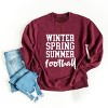 Simply Sage Market Winter Spring Summer Football Sweatshirt - 3 of 4