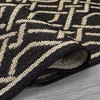 Outdoor Rug Modern Geometric Indoor Outdoor Area Rug Easy Cleaning for Patio Backyard Balcony Living Room Bedroom - 3 of 4