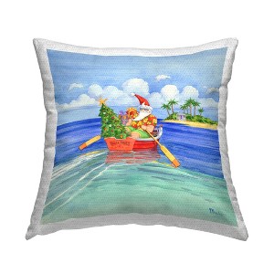 Stupell Industries Tropical Santa Claus Warm Seasonal Island - 1 of 3