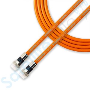 SatelliteSale Outdoor RG6 Coaxial 1800 Mhz Underground Burial Flooded Cable Universal Wire Polyethylene Orange Cord - 1 of 4