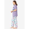 Dreams & Co. Plus Size Graphic Tee PJ Set - 4 of 4