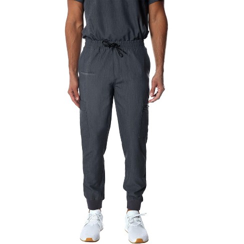 Members Only Men'S Scrub Jogger Cargo Pant - Graphite - Small