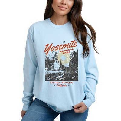 Simply Sage Market Yosemite National Park Sierra Nevada Garment Dyed Long Sleeve