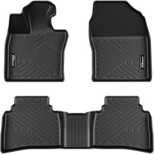 All-Weather Floor Mats for 2023-2025 Toyota Pri-us/Prime - TPE Anti-Skid Liners, Custom Fit - 1 of 4