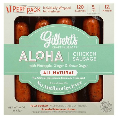 Gilbert's Craft Sausage Aloha Chicken Sausage - 10oz