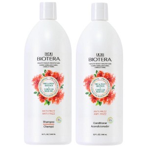 Zotos Biotera Anti-Frizz Shampoo (32 oz) & Biotera Anti-Frizz Conditioner (32 oz) - XXL LITER DUO SET - 1 of 4