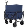 KTMBDW Extention Collapsible Folding Heavy Duty Utility Wagon Cart for Outdoor Sports, 225 pounds Weight Capacity, Camping, Garden and Shopping - 4 of 4