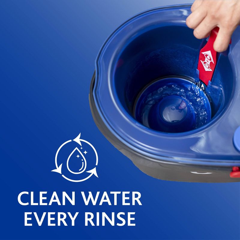 O-Cedar EasyWring RinseClean Spin Mop &#38; Bucket System, 5 of 21