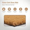 Home Dog 17 inchx 29 inch Coir Entryway Mat with Heavy Duty Backing Anti - Slip PVC Coconut Fiber Surface Minimalist - 3 of 4
