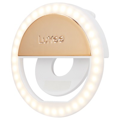 LuMee Studio Portable LED Clip Ring Light - Gold