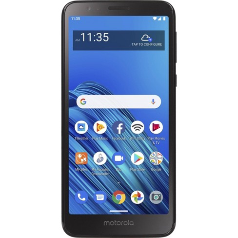 Tracfone Prepaid Moto E6 16gb Smartphone Black Target