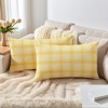 REGALWOVEN Plaid Decorative Check Soft Throw Pillow Covers  2 Pcs - 2 of 4