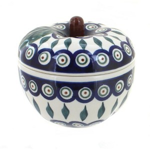 Blue Rose Polish Pottery 1425 Zaklady Apple Baker - 1 of 1