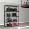 5 - Tier Heavy Duty Metal Shelves 2000 lbs Capacity Black Garage Kitchen Pantry Basement Laundry Storage Rack 48x18x72 Inch - 2 of 4