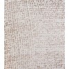 Gulches Ultra-Chic Lyra Throw Pillow - White/Gold, Handmade Cotton, Grid Pattern, Zippered Removable Cover, Plush Polyester Insert - 4 of 4