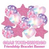 Big Dot of Happiness She Found Her Lover Banner, Eras Bachelorette Party Decorations, Large Bridal Shower Friendship Bracelet Banners, 28 Pieces - 2 of 4