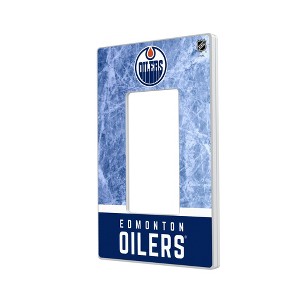 NHL Western Conference Teams Ice Wordmark Hidden-Screw Light Switch Plate for Single Rocker - 1 of 4