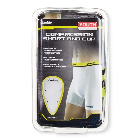 Franklin Sports Youth Compression Short with Cup