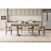 Farmhouse Wood Dining Table, Large Kitchen Table with Sturdy Legs, Long Dining Table, Rectangle Dinner Table for Dining Room and Living Room - 3 of 4