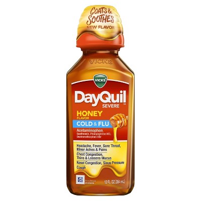 Fortnite Day Quil Vicks Dayquil Severe Acetaminophen Cold Flu Honey 12 Fl Oz Target