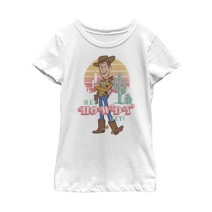 Girl's Toy Story Hey Woody T-Shirt - 1 of 4