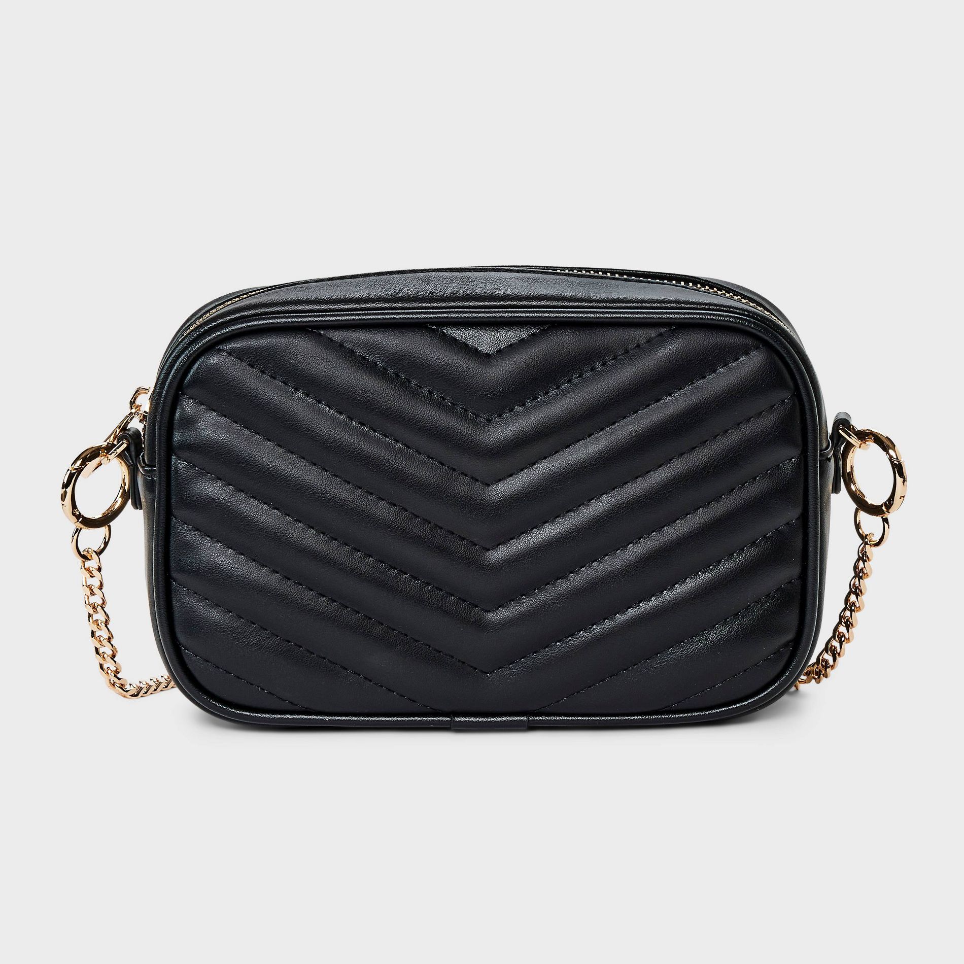 Quilted Camera Crossbody Bag - A New Day™