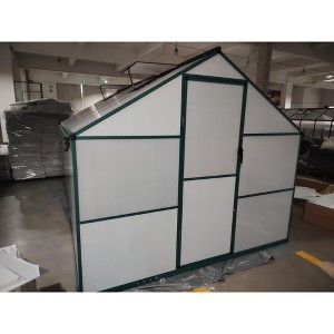 8*10FT Heavy-Duty Large Outdoor Greenhouse, Thicker Aluminum Frame with Vent Window and Door, Easy-Assembly Walk-In Sunroom for Patio and Backyard - 1 of 1