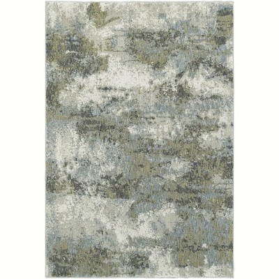Oriental Weavers Evolution 8039E Blue/ Green Indoor Area Rug - 3'3" x 5'2"