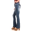 WallFlower Women's Legendary Bootcut Mid-Rise Insta Stretch Juniors Jeans (Standard and Plus) - 3 of 4