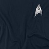 Star Trek Discovery Sciences Badge Adult T-Shirt Navy - 2 of 4