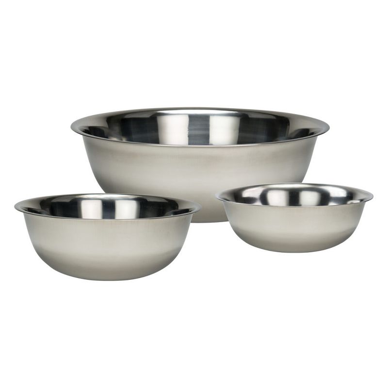Winco All-Purpose True Capacity Mixing Bowl, Stainless Steel, 2 of 3