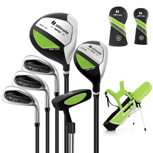 Ultimate Junior Complete Golf Club Set for Kids Age 11-13 Years Old Golf Practice Set Blue/Green/Pink - 1 of 4