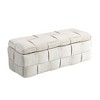 NicBex Modern 43.7" Velvet Storage Bench with Wood Frame for Bedroom and Entryway - 4 of 4