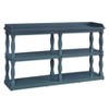NicBex 3-Tier Console Table with Open Storage Space Narrow Long 59.8''Entryway Table with Roman Column Effect Support Legs for Living Room - 2 of 4