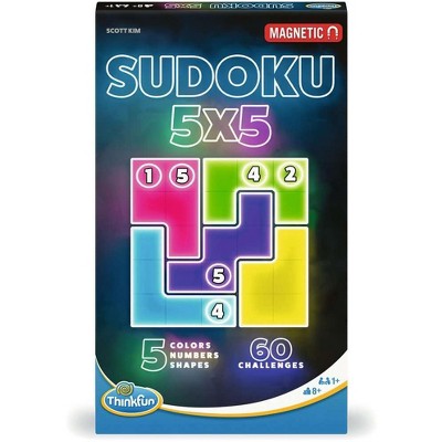 ThinkFun Sudoku 5x5 Magnetic Travel Puzzle