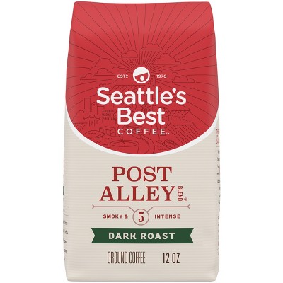 Seattle's Best Coffee Post Alley Blend Dark Roast Ground Coffee -12oz Bag