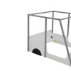 Car-Shaped Bed Frame Twin Size, Fun Playhouse Wooden Platform Bed With Roof, Wheels And Door, With Safe Guardrails - 3 of 4