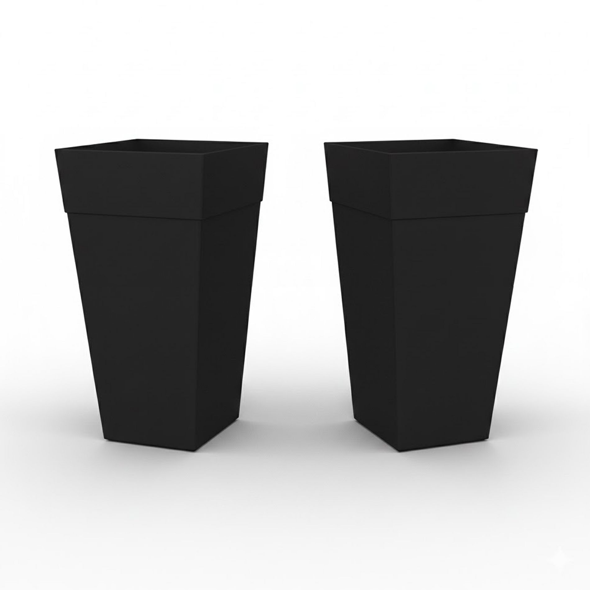 Bloem Finley Tall Recycled Plastic Tapered Planter
