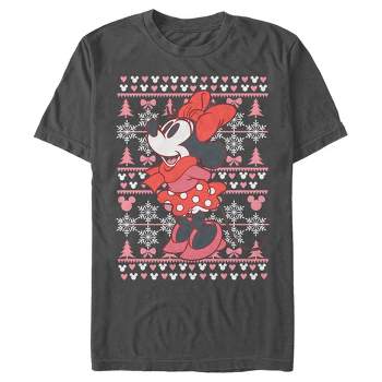 Men's Mickey & Friends Minnie Winter Sweater T-Shirt