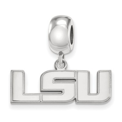 Black Bow Jewelry Sterling Silver Louisiana State Fighting Tigers NCAA Bead Charm