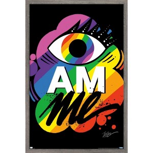 Trends International Jason Naylor - Eye Am Me Framed Wall Poster Prints - 1 of 4