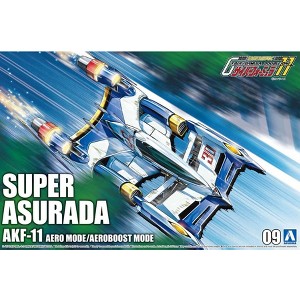Aoshima Super Asurada AKF-11 Aero Mode/Aero Boost Mode 1/24 Scale Model Kit - 1 of 3