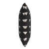 20"x20" Oversize Triangle Square Throw Pillow Black - Skyline Furniture: Cotton Woven, Zippered, Indoor Decorative Cushion - 2 of 4