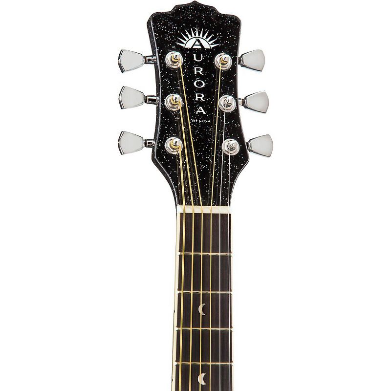 Luna Aurora Borealis 3/4 Size Acoustic Guitar, 5 of 7
