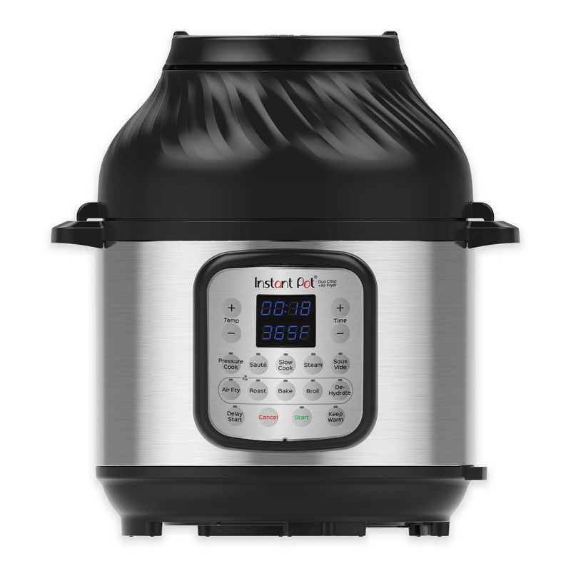 Instant Pot 8 qt 11-in-1 Air Fryer Duo Crisp + Electric Pressure Cooker, 1 of 20